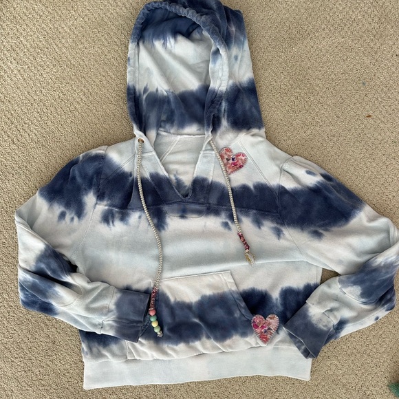 LoveShackFancy Kirby Tie Dye Hoodie size S